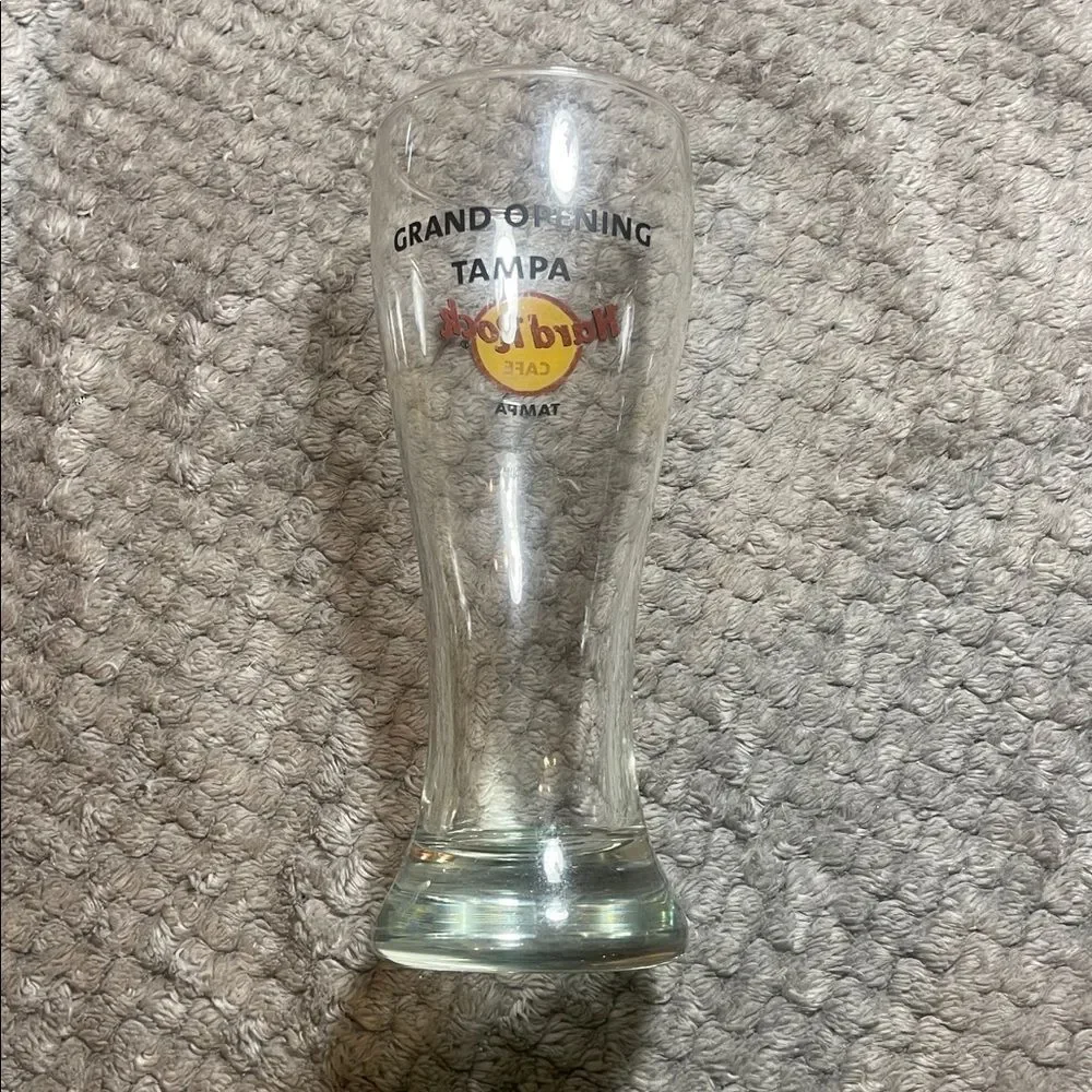 Hard Rock tampa Florida grand opening Cafe Logo Pint Glass